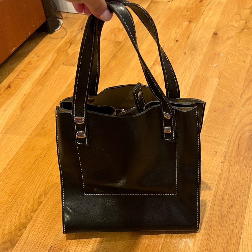 Emilie M Women’s Elegant Black Tote Bag